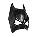 CoserWorld Realistic Halloween Half Face Latex Batman Mask Costume Superhero The Dark Knight Rises Black