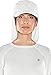 Coolibar UPF 50+ Men's Women's Alex All Sport Hat - Sun Protective (One Size- White)