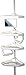ZPC 5104W Mirror Tub & Shower Tension Pole Caddy - White