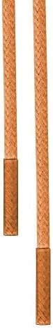 Acid Plaid Wax Cotton Cord Shoe Laces For Dress Shoes 2.5 mm Wide