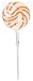 Bright Orange Swirl Pops (2 dz)