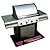 MR. BAR-B-Q 15058VATGD Virginia Tech 30" x 48" BBQ Grill Mat, Black