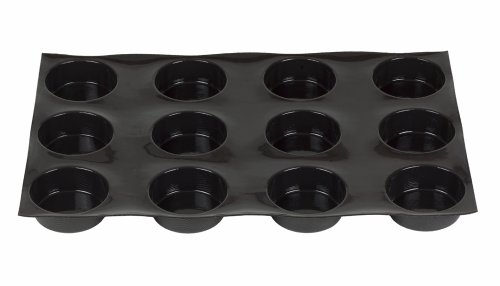 Sasa Demarle FP 01777 Flexipan 8.28-Ounce Tatin Apple Tart Pan with 12 Molds