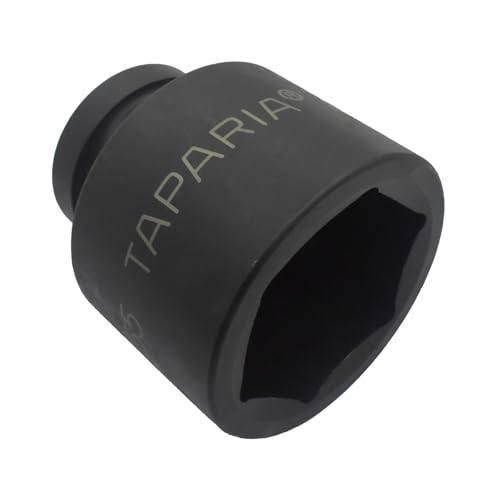 TAPARIA Impact Socket IMD 55, 1" (25.4mm) Square drive size, Chrome-Molybdenum Steel for durability and long life, 6 Point or HEX Impact Socket for Automobile, Industrial, Construction, Professional 1