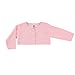 Hudson Baby Girls' Cotton Dress and Cardigan Set, Light Pink Black, 3-6 Months