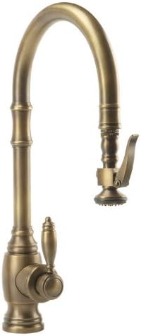 Waterstone 5600-DAP Traditional Standard Reach Pulldown Faucet Distressed Antique Pewter