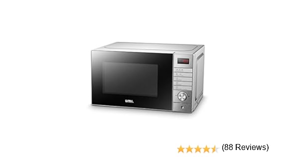 UMI Horno Microondas con grill de acero inoxidable 20L, XD-A 700W ...