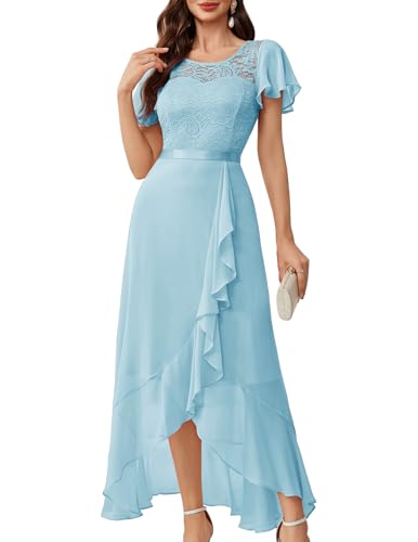 BeryLove Prom Dresses for Women Wedding Guest