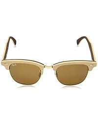 Ray-Ban RB3016M Gafas de sol cuadradas de madera Clubmaster