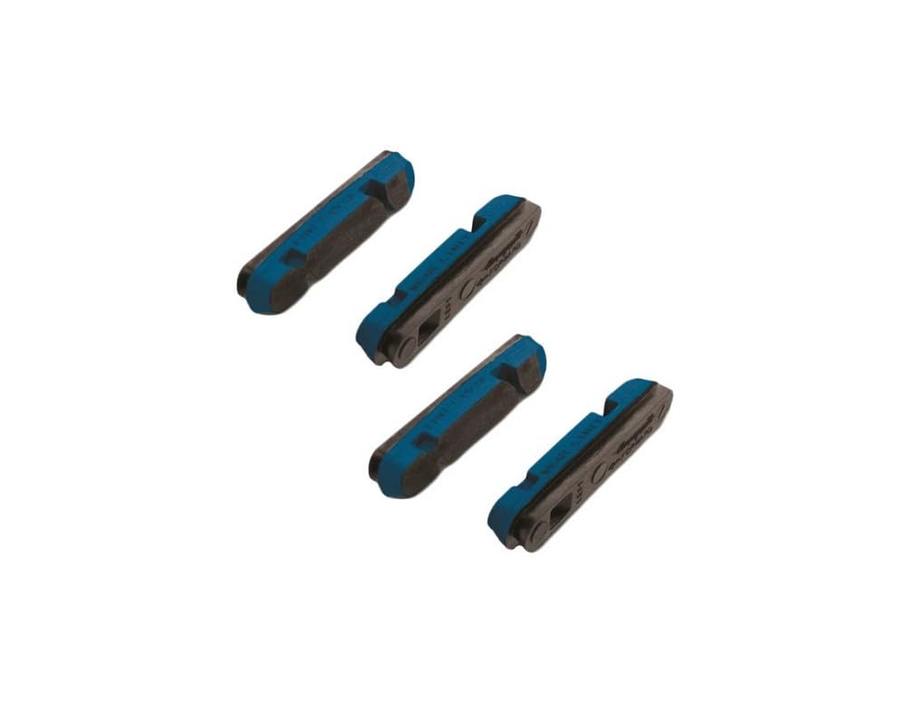 Campagnolo Spares 4-Piece BR-PEO500X1 Brake Pads for Dura-ACE/Shimano Peo Rims - Black, Shimano Fit