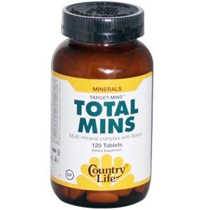Country Life Target-Mins Total Mins Multi-mineral Complex with Boron, 120-Count