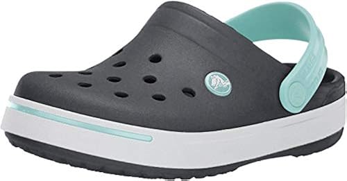 Crocs Crocband II Clog (Toddler/Little Kid) Navy/Ice Blue 12-13