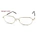 TOOGOO(R) Gold Tone Metal Frame Presbyopic Reading Glasses +6.00