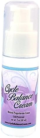 Cycle Balance Bioidentical Progesterone Cream - 2 Ounce Pump - USP Natural Progesterone - Supports Hormone Balance,   Provides Menopause Relief for Hot Flashes, Night Sweats, Mood Swings and Other Menopause Symptoms