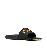 Columbia Women's Slide Sport Sandal, Black/Solar, 9