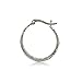 Hoops & Loops 925 Sterling Silver Celtic Knot Filigree 21mm Hoop Earrings for Women, Silver