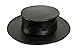 Plague Doctor Black Leather-Look Top Hat – Ideal for Halloween and Cosplay Enthusiasts -14 Inches Long - Gothic-Inspired Unisex Adult Costume Accessory