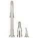 Grandview Pull Down Kitchen Faucet Gooseneck Style by Pacific Bay (Brushed Satin Nickel) – This Beautiful Upgrade Features a Side Single Lever Controls, and a Soap Dispenser
