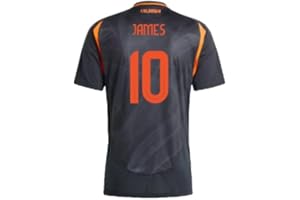 BAD BXTCH #10 James Home Colombia Soccer Jersey 24/25 Yellow