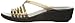Crocs Women's Isabella Mini Wedge Sandal, Black/Smoke, 9 M US