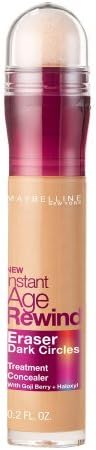 Maybelline Instant Age Rewind Eraser Dark Circles, #142 Golden, 0.2 fl oz (Pack of 2)