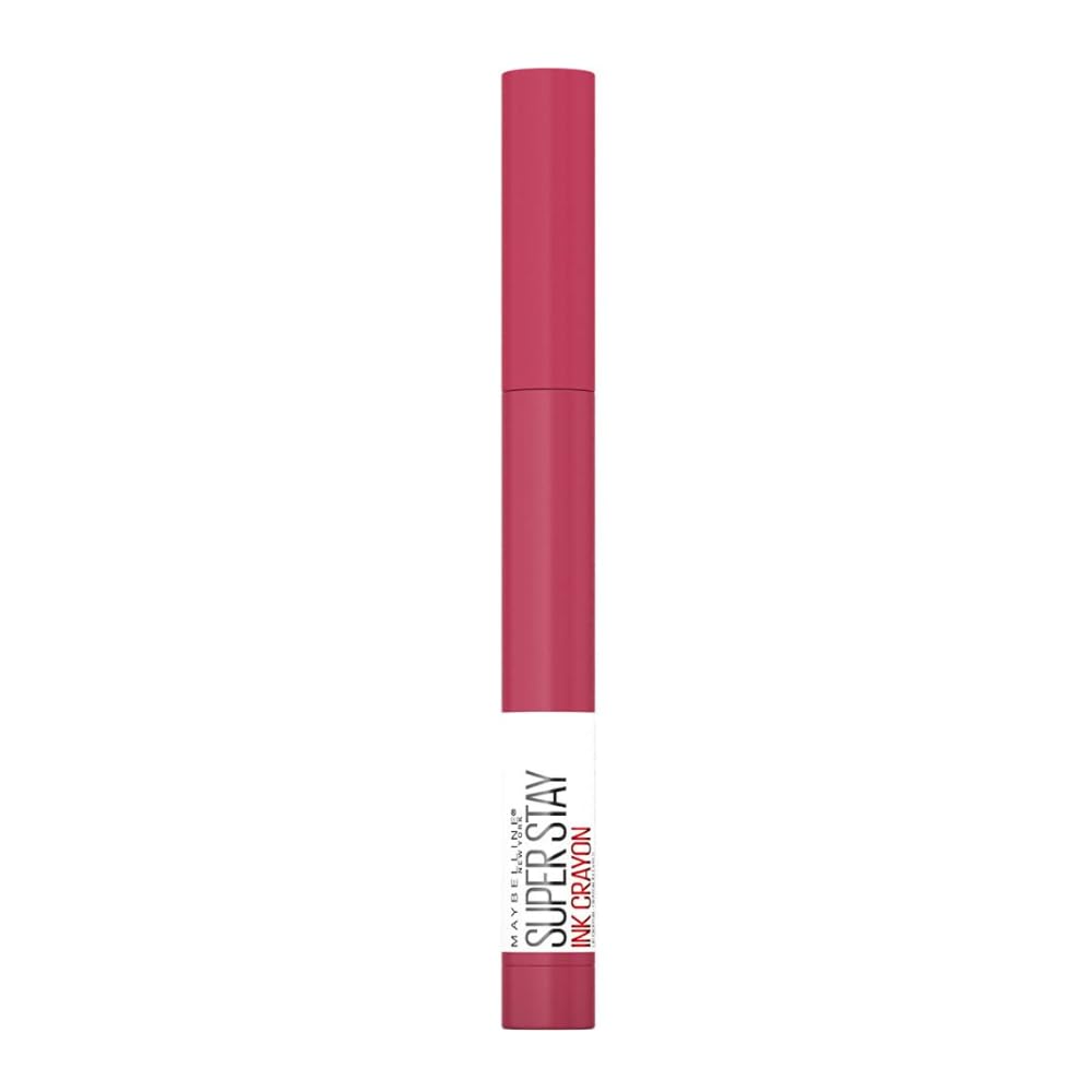Maybelline New York Superstay Matte Ink Crayon Longlasting Pink Lipstick with Precision Applicator 80 Run The World, 22.0 ml