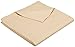 Amazon Brand – Pinzon Egyptian Cotton Herringbone Blanket - Full/Queen, Taupe