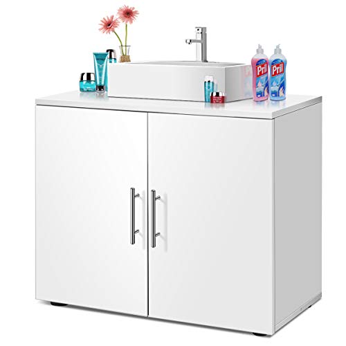Giantex Bathroom Vanity Cabinet Under Sink Storage 27 Wide 14