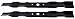 USA Mower Blades AYP340BP Mulching Blade Fits AYP Craftsman Husqvarna 134149 24676 422719 424752 531005085 531307223 Length 21 in. Width 2 1/4 in. Thickness .134 in. Center Hole 5 PT ST 42 in. Deck primary