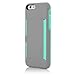 Incipio IPH-1185-GRYTEAL iPhone 6S Case, Stowaway [Kickstand][Credit Card] Wallet Cover fits Both Apple iPhone 6, iPhone 6S - Gray/Teal