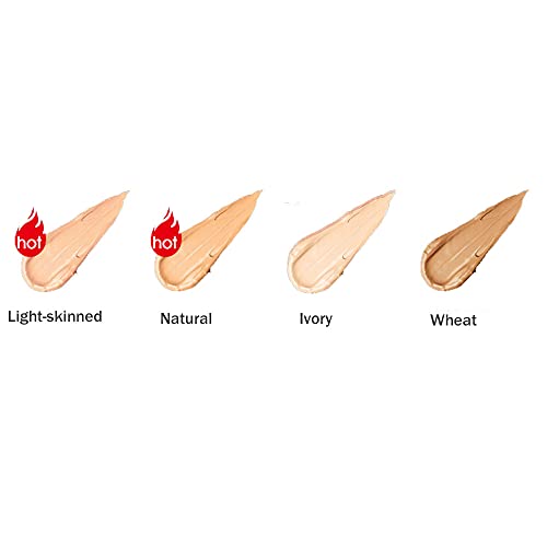 ZFC Foundation Makeup Concealer Foundation Cream Long Lasting Waterproof Matte Foundation Full Coverage Nude Makeup BB CC Foundation, Even Skin Tone Makeup Base Prime (Light-skinned)