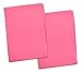 2 Hot Pink Toddler Pillowcases - Envelope Style - for Pillows Sized 13x18 and 14x19-100% Cotton with Soft Sateen Weave - Machine Washable - ZadisonJaxx Bellacolour Collection - 2 Pack