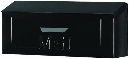 Gibraltar Thhb0000 Standard Size Horizontal Style Wall Mount Mailbox Black