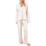Yuemengxuan Women's 2-Piece Outfit Set - Apricot Button-Down Shirt & High-Waist Pleated Pants