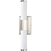 Maxim Optic-1 Light Bath Vanity-18 Inches Wide by 4.75 inches high-Satin Nickel Finish