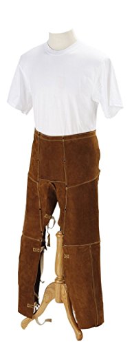 Welding Chaps, 40in, Split Cowhide Leather