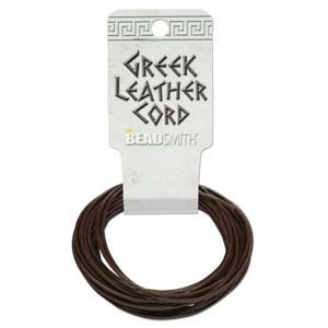 1.5mm BROWN Greek Leather 5M (16.4 Ft) 420147