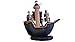 Halloween Inflatable Skeletons & Ghosts on Pirate Ship