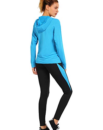 Activewear Sets for Women-Track Leggings Pants Hoodie Jackets 2 Piece Set Tracksuits Yoga Outfit Jogging Workout Set Gymwear