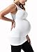 Blanqi Bodystyler Belly Support Maternity Support Tank Top - White - Medium
