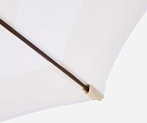 Amazon Com Amazonbasics Jc013 Patio Umbrella 9 Foot Striped Grey White Garden Outdoor