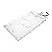 Specialist ID Rigid Fuel Card Holder with Key Ring - Clear Hard Plastic Card Protector Keychain for Fleet, Gas Cards, Company Cars and More - Key Card Holders for Work, Student, or Nurse