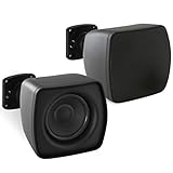 PyleUsa Mini Satellite Speaker - 3'' Surface-Mount