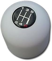 10x1.25mm Thread 5 speed Shift Knob in Drift White for Mitsubishi Ralliart