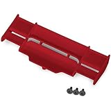 Traxxas TRA6721R Wing, Rustler 4X4 (red)/ 3x8 FCS (3)