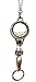 Hidden Hollow Beads 34-Inch Long 30mm Floating Locket with Beaded Lanyard Badge Holder