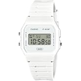 Casio F-91WB Series | Men's Digital Watch | Bio-Based Resin Band | LED Backlight | Stopwatch | Daily Alarm | Auto Calendar | 12/24 Hour Format | Water Resistant