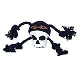 Harley Davidson Plush Rope Tug Toy-Skull