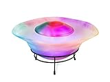 Superbigsale Multimode Tabletop Mist Maker Water Humidifier Fountain Lamp 12-LED Color Changing,Rainbow (Sf-811rb)