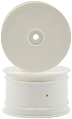 Team Xray XB4 Rear Aerodisk Wheels (White/2pcs) - XR369911